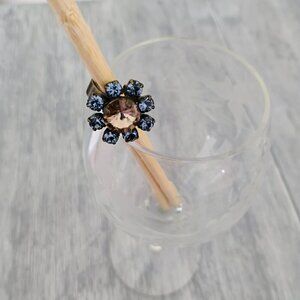 Sabika Daisy Swarovski Crystal Ring